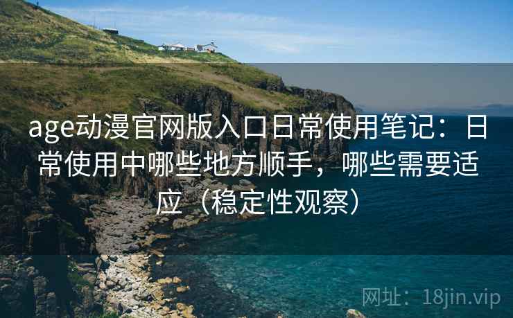 age动漫官网版入口日常使用笔记：日常使用中哪些地方顺手，哪些需要适应（稳定性观察）