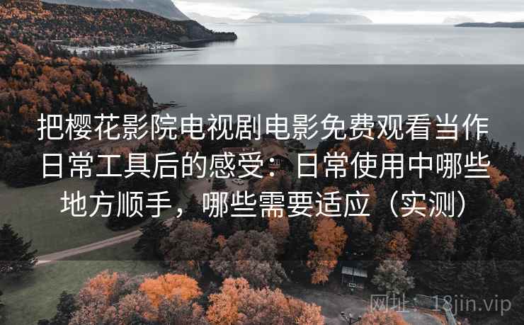 把樱花影院电视剧电影免费观看当作日常工具后的感受：日常使用中哪些地方顺手，哪些需要适应（实测）