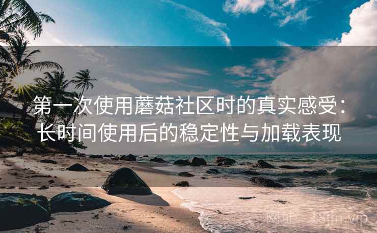 第一次使用蘑菇社区时的真实感受：长时间使用后的稳定性与加载表现
